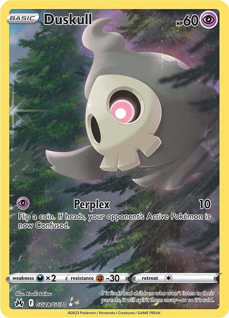 Duskull (GG28/GG70) [Sword & Shield: Crown Zenith] | Gear Gaming Bentonville