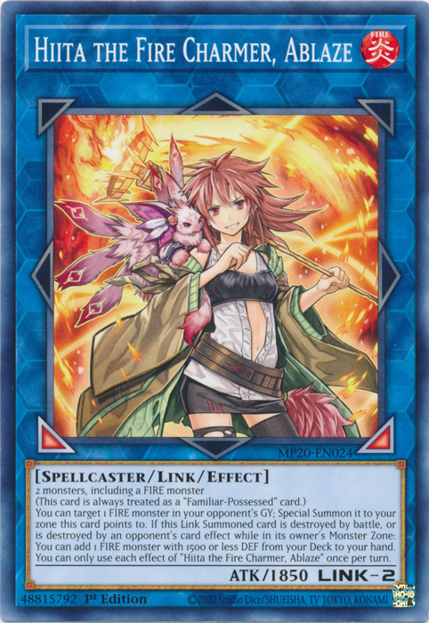 Hiita the Fire Charmer, Ablaze [MP20-EN024] Common | Gear Gaming Bentonville