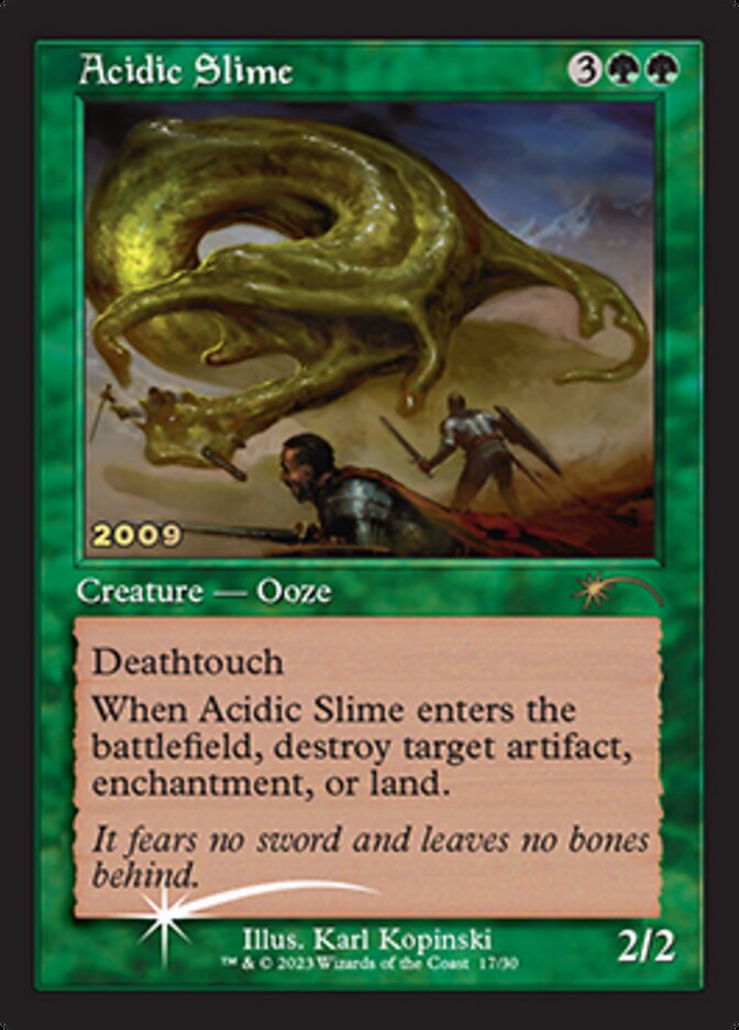 Acidic Slime [30th Anniversary Promos] | Gear Gaming Bentonville