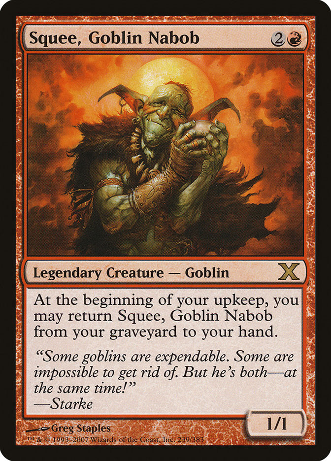 Squee, Goblin Nabob [Tenth Edition] | Gear Gaming Bentonville