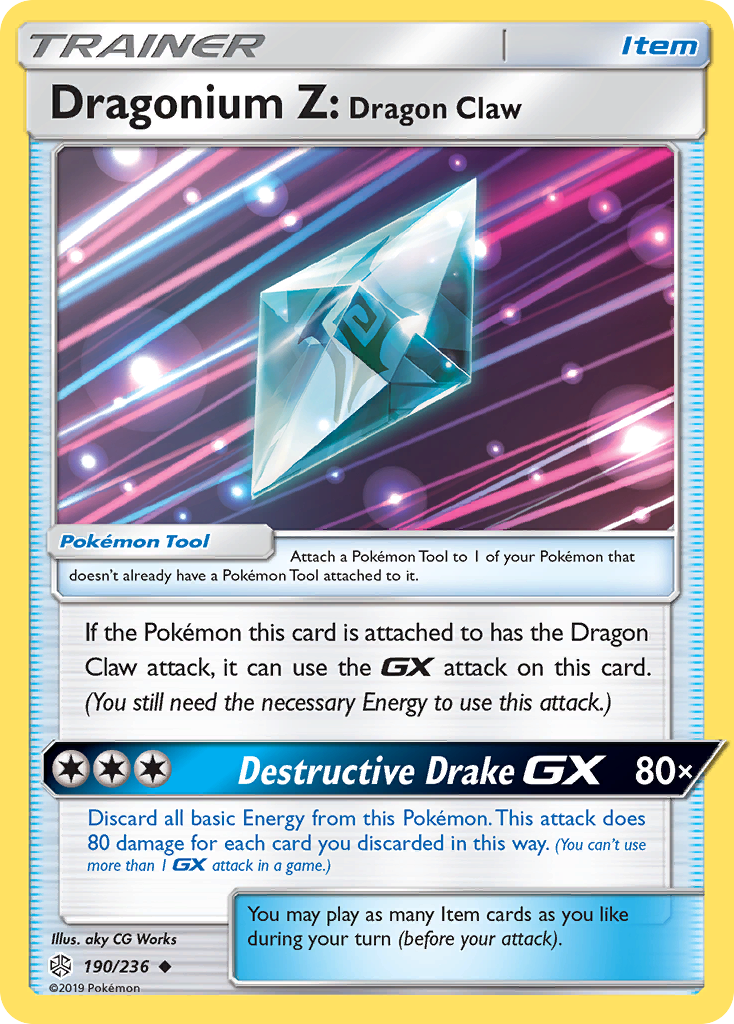 Dragonium Z: Dragon Claw (190/236) [Sun & Moon: Cosmic Eclipse] | Gear Gaming Bentonville