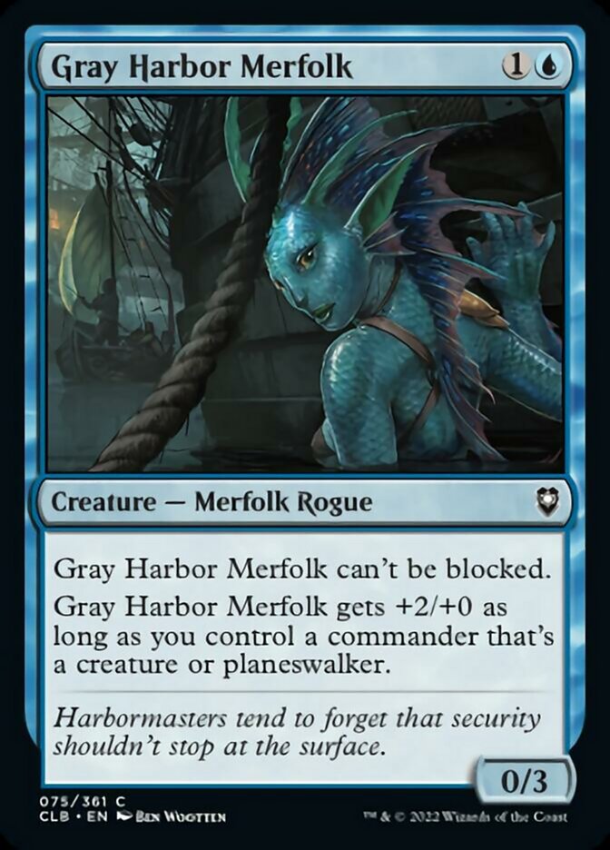 Gray Harbor Merfolk [Commander Legends: Battle for Baldur's Gate] | Gear Gaming Bentonville