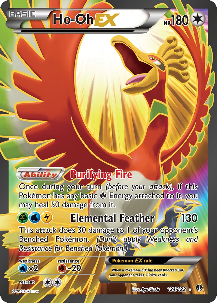 Ho-Oh EX (121/122) [XY: BREAKpoint] | Gear Gaming Bentonville