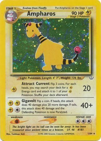 Ampharos (1/64) [Neo Revelation Unlimited] | Gear Gaming Bentonville