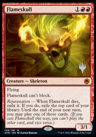 Flameskull (Promo Pack) [Dungeons & Dragons: Adventures in the Forgotten Realms Promos] | Gear Gaming Bentonville