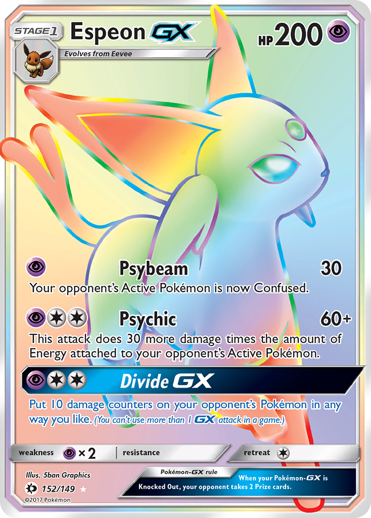 Espeon GX (152/149) [Sun & Moon: Base Set] | Gear Gaming Bentonville