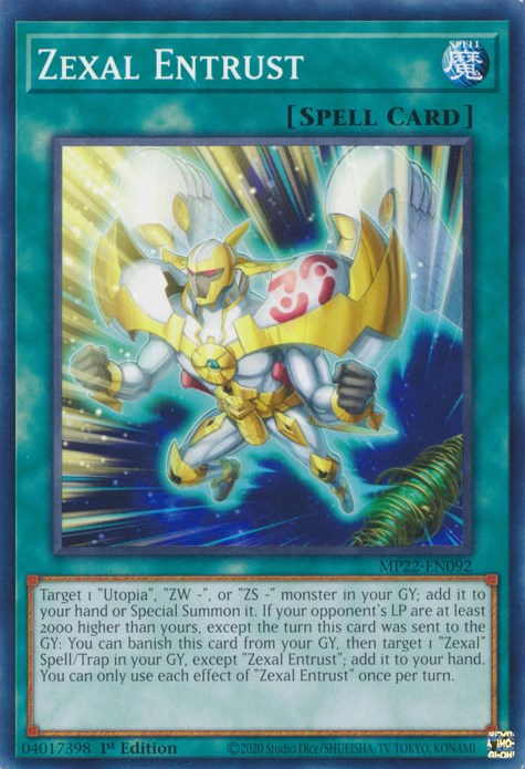 Zexal Entrust [MP22-EN092] Common | Gear Gaming Bentonville