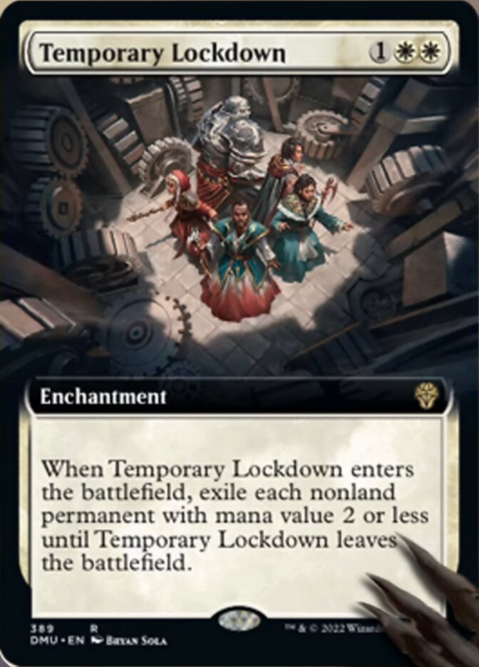 Temporary Lockdown (Extended Art) [Dominaria United] | Gear Gaming Bentonville