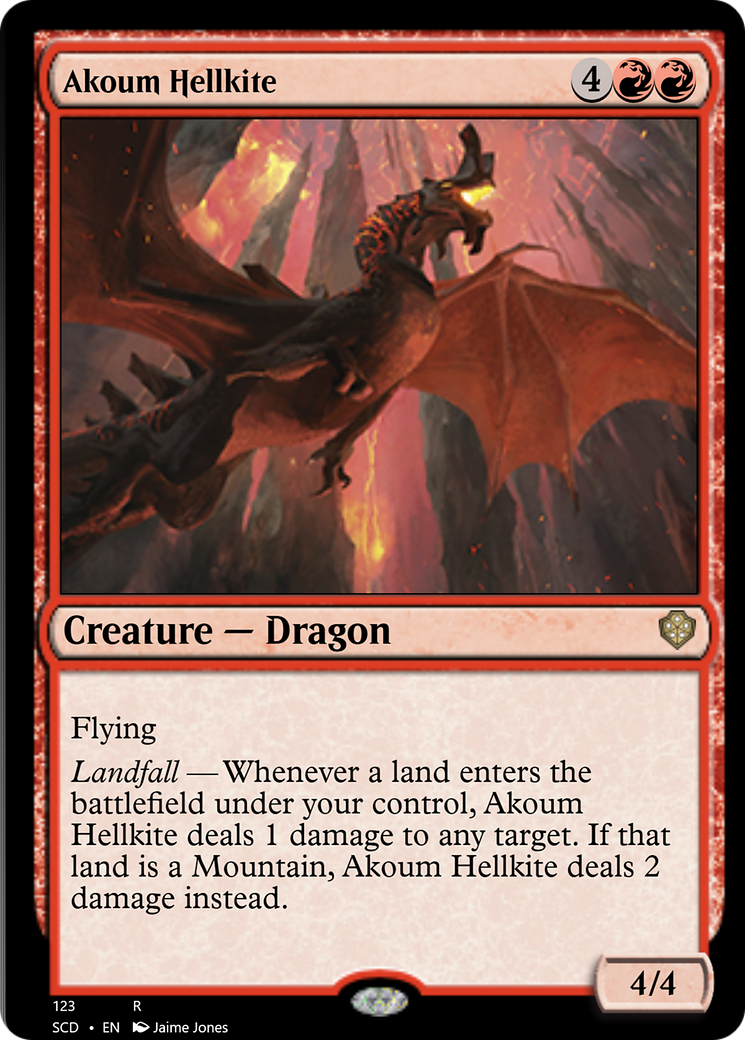 Akoum Hellkite [Starter Commander Decks] | Gear Gaming Bentonville