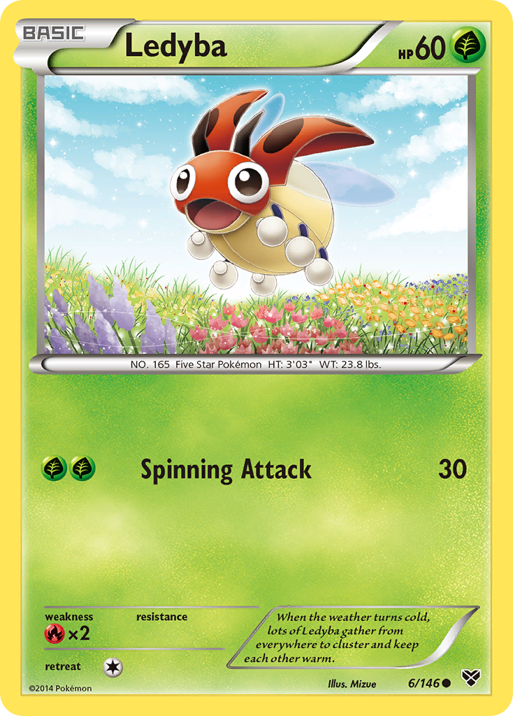 Ledyba (6/146) [XY: Base Set] | Gear Gaming Bentonville