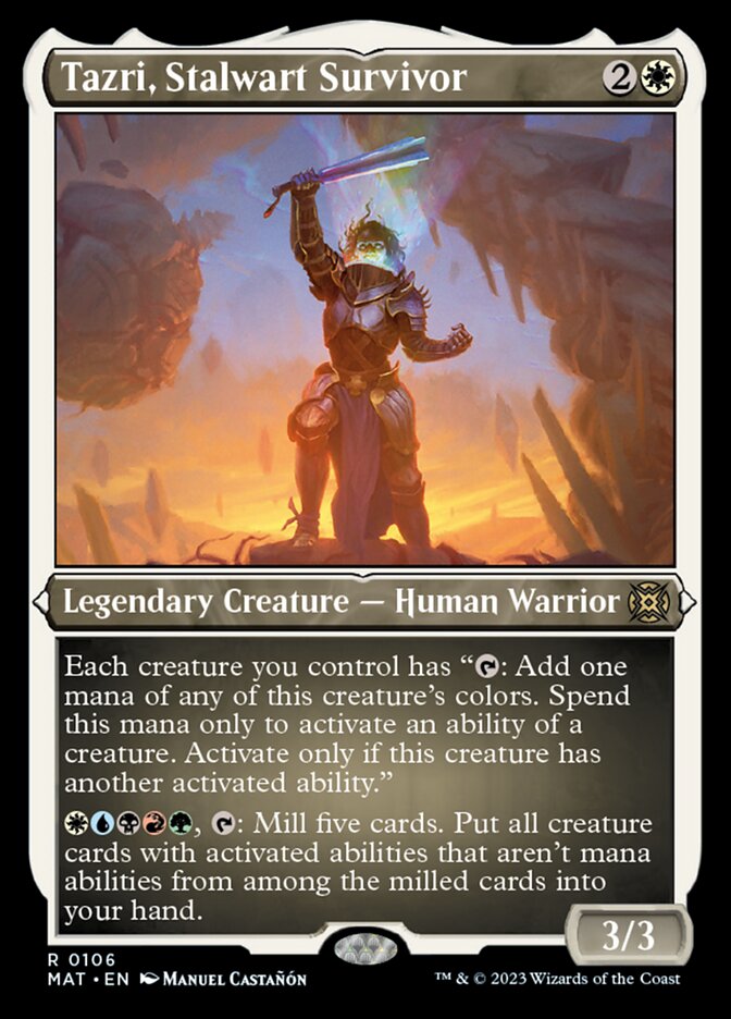 Tazri, Stalwart Survivor (Foil Etched) [March of the Machine: The Aftermath] | Gear Gaming Bentonville