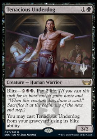 Tenacious Underdog (Promo Pack) [Streets of New Capenna Promos] | Gear Gaming Bentonville