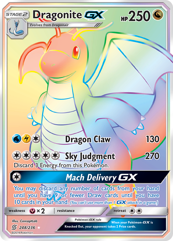 Dragonite GX (248/236) [Sun & Moon: Unified Minds] | Gear Gaming Bentonville