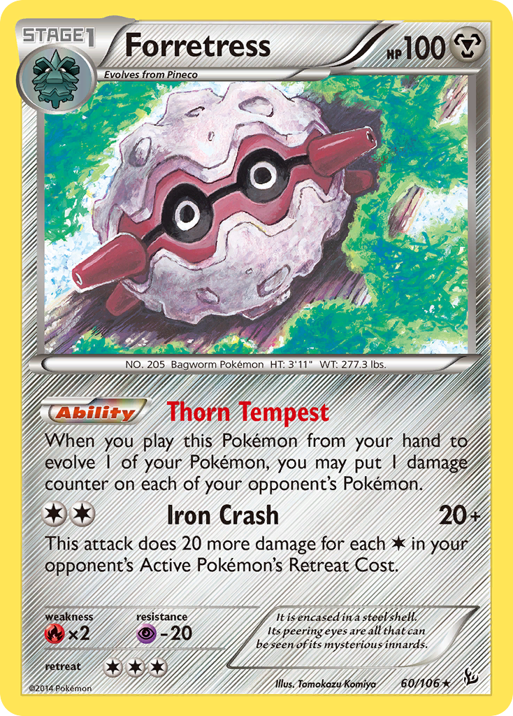 Forretress (60/106) [XY: Flashfire] | Gear Gaming Bentonville