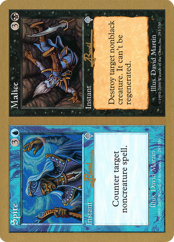 Spite // Malice (Antoine Ruel) [World Championship Decks 2001] | Gear Gaming Bentonville
