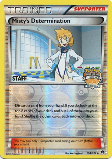 Misty's Determination (104/122) (Regional Championship Promo Staff) [XY: BREAKpoint] | Gear Gaming Bentonville