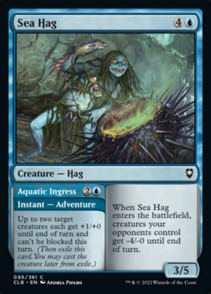 Sea Hag // Aquatic Ingress [Commander Legends: Battle for Baldur's Gate] | Gear Gaming Bentonville