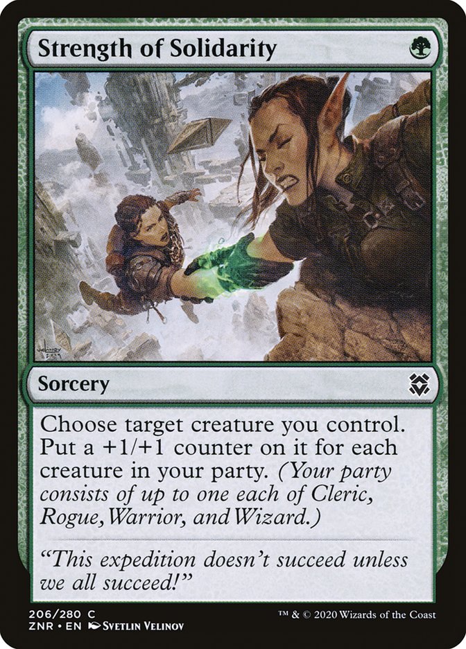 Strength of Solidarity [Zendikar Rising] | Gear Gaming Bentonville