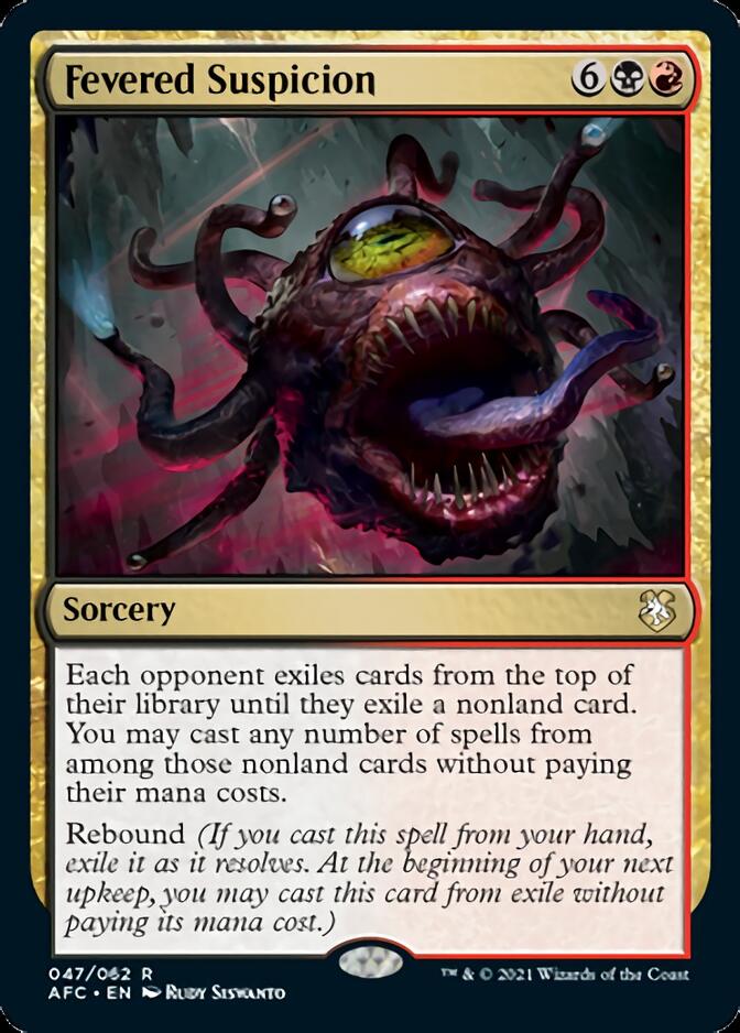 Fevered Suspicion [Dungeons & Dragons: Adventures in the Forgotten Realms Commander] | Gear Gaming Bentonville