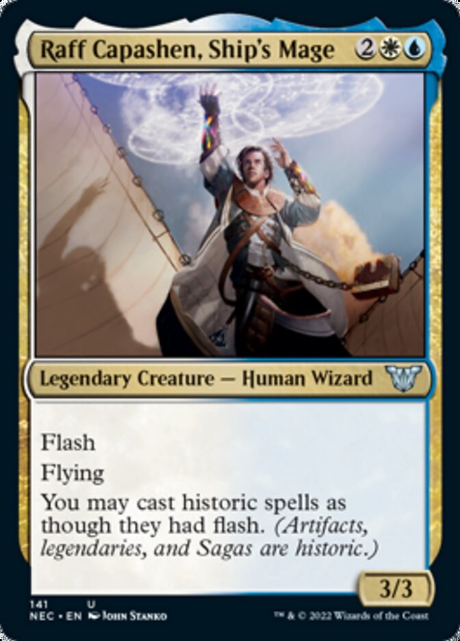 Raff Capashen, Ship's Mage [Kamigawa: Neon Dynasty Commander] | Gear Gaming Bentonville