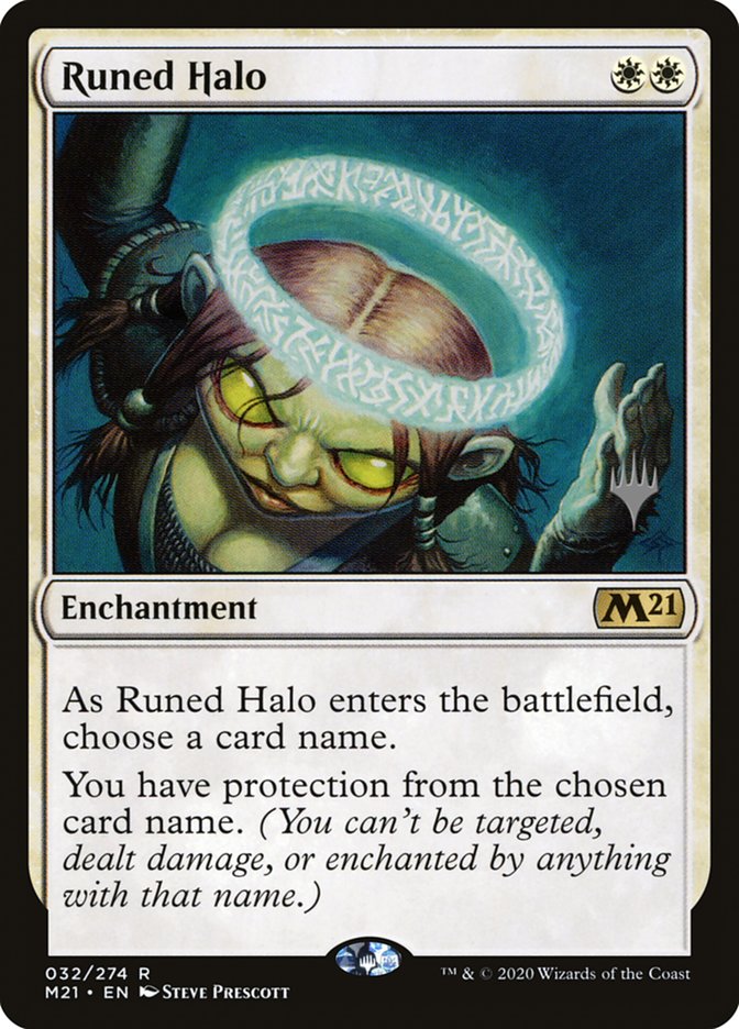 Runed Halo (Promo Pack) [Core Set 2021 Promos] | Gear Gaming Bentonville