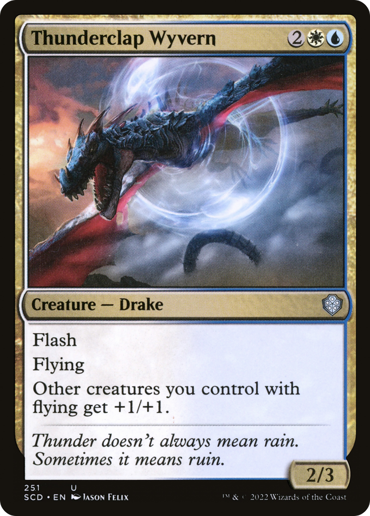 Thunderclap Wyvern [Starter Commander Decks] | Gear Gaming Bentonville