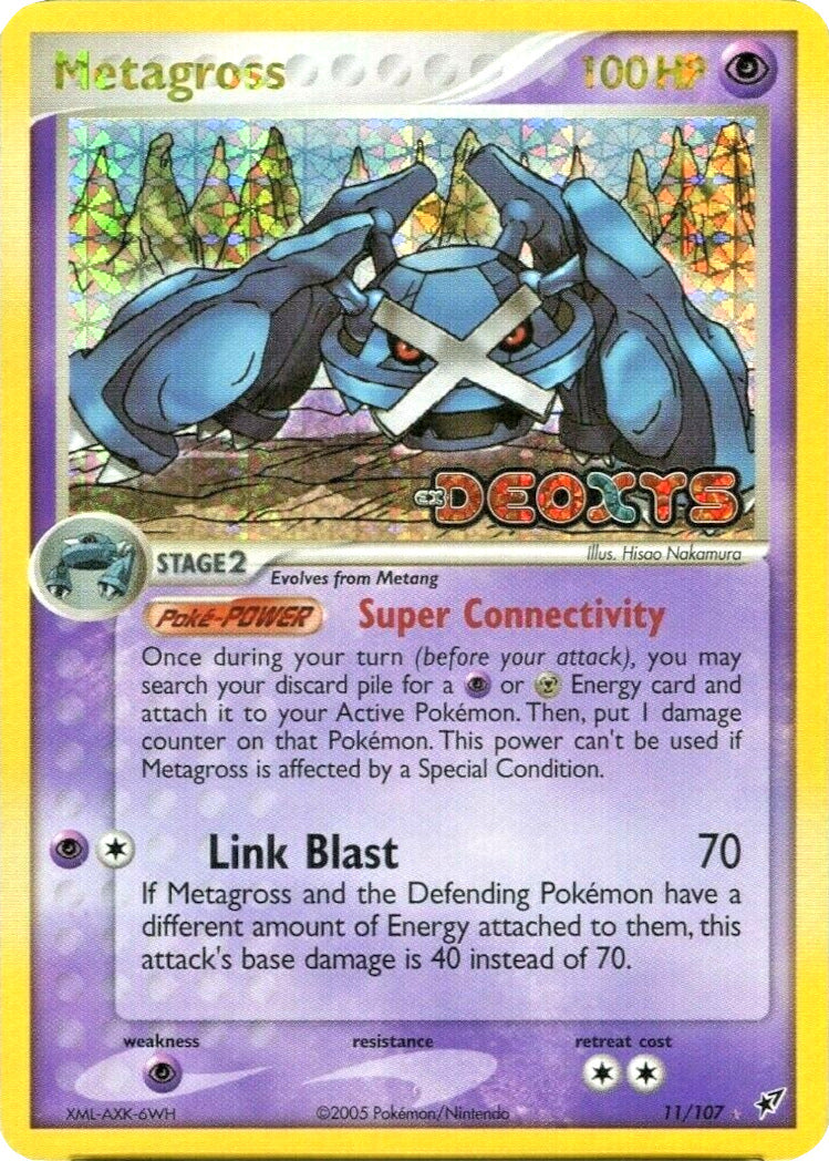 Metagross (11/107) (Stamped) [EX: Deoxys] | Gear Gaming Bentonville