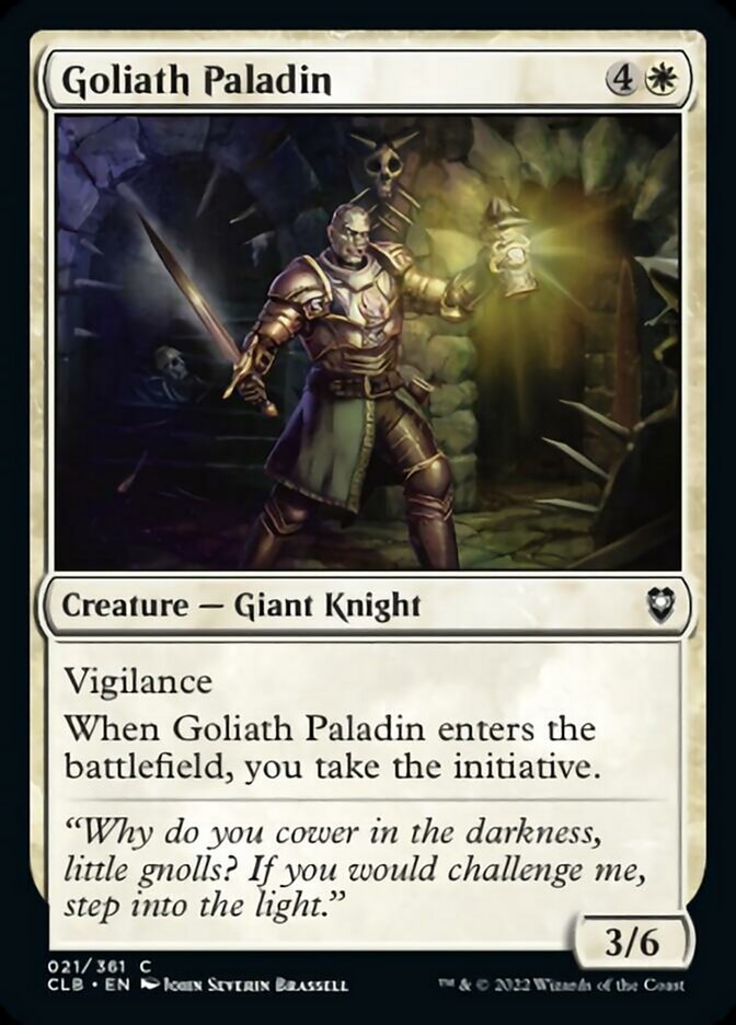 Goliath Paladin [Commander Legends: Battle for Baldur's Gate] | Gear Gaming Bentonville