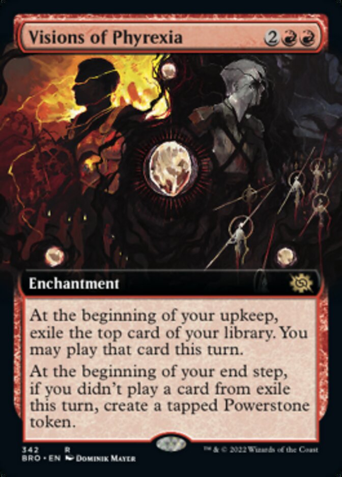 Visions of Phyrexia (Extended Art) [The Brothers' War] | Gear Gaming Bentonville