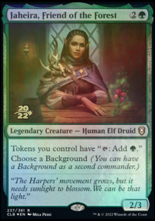 Jaheira, Friend of the Forest [Commander Legends: Battle for Baldur's Gate Prerelease Promos] | Gear Gaming Bentonville