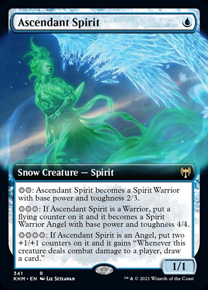 Ascendant Spirit (Extended Art) [Kaldheim] | Gear Gaming Bentonville