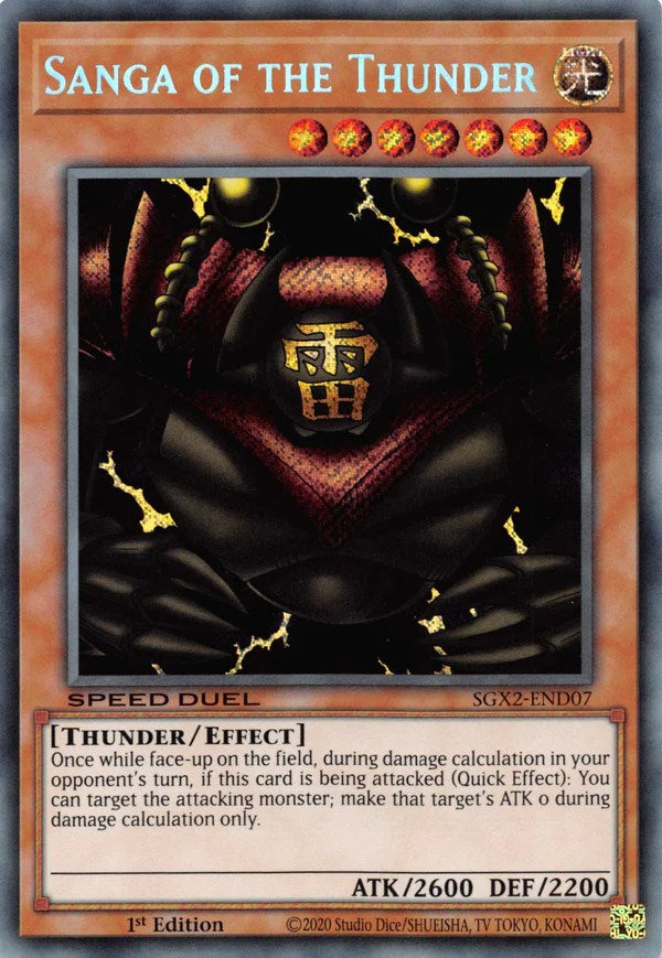 Sanga of the Thunder [SGX2-END07] Secret Rare | Gear Gaming Bentonville