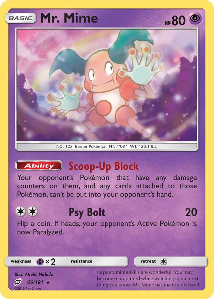 Mr. Mime (66/181) [Sun & Moon: Team Up] | Gear Gaming Bentonville