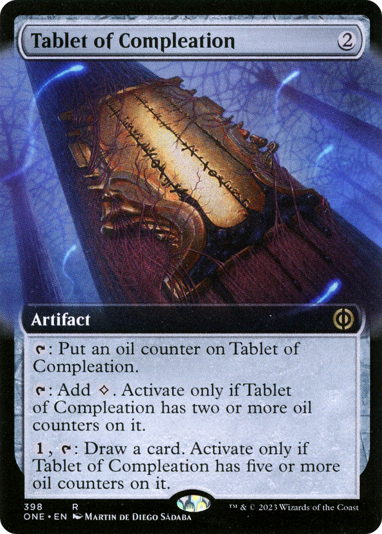 Tablet of Compleation (Extended Art) [Phyrexia: All Will Be One] | Gear Gaming Bentonville