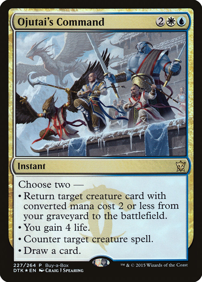 Ojutai's Command (Buy-A-Box) [Dragons of Tarkir Promos] | Gear Gaming Bentonville