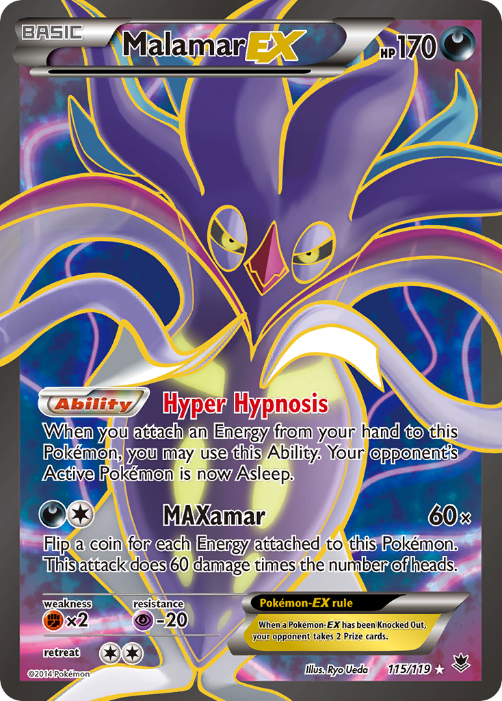 Malamar EX (115/119) [XY: Phantom Forces] | Gear Gaming Bentonville