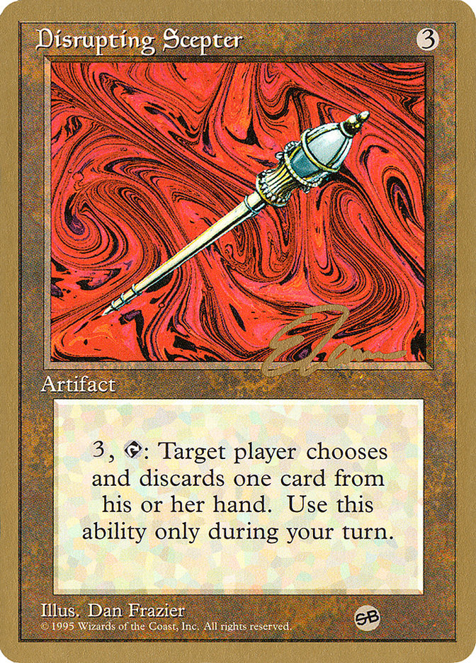 Disrupting Scepter (Eric Tam) (SB) [Pro Tour Collector Set] | Gear Gaming Bentonville