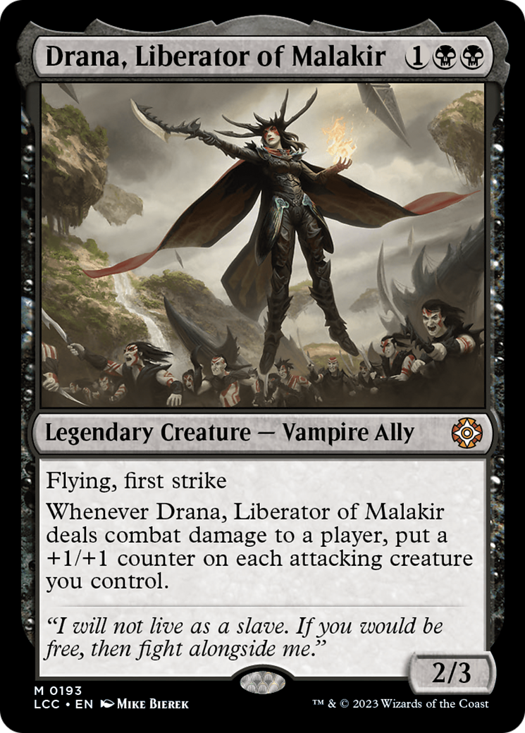 Drana, Liberator of Malakir [The Lost Caverns of Ixalan Commander] | Gear Gaming Bentonville