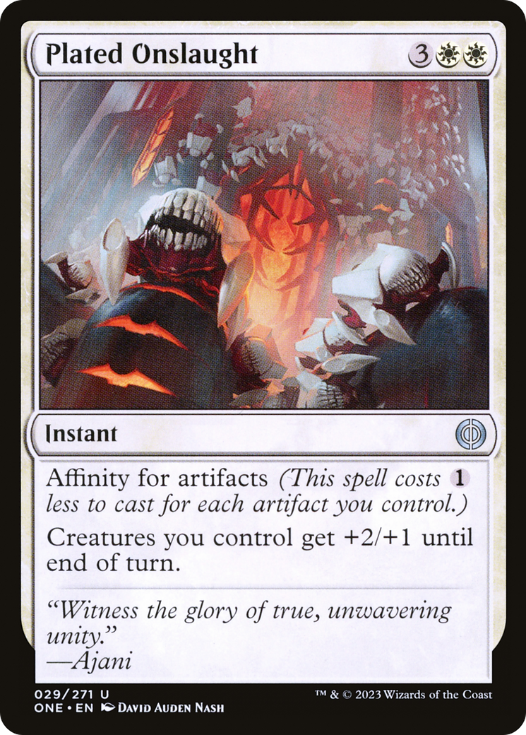 Plated Onslaught [Phyrexia: All Will Be One] | Gear Gaming Bentonville