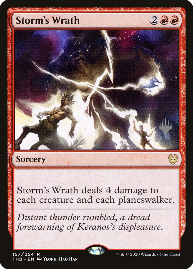 Storm's Wrath  (Promo Pack) [Theros Beyond Death Promos] | Gear Gaming Bentonville