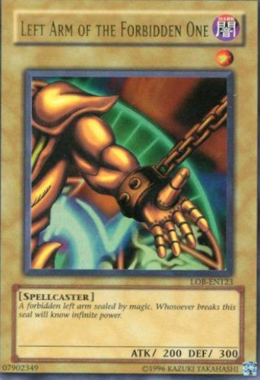 Left Arm of the Forbidden One [LOB-EN123] Ultra Rare | Gear Gaming Bentonville