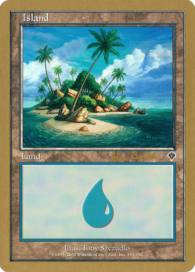 Island (ab335b) (Alex Borteh) [World Championship Decks 2001] | Gear Gaming Bentonville