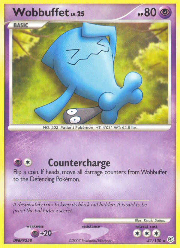 Wobbuffet (41/130) [Diamond & Pearl: Base Set] | Gear Gaming Bentonville