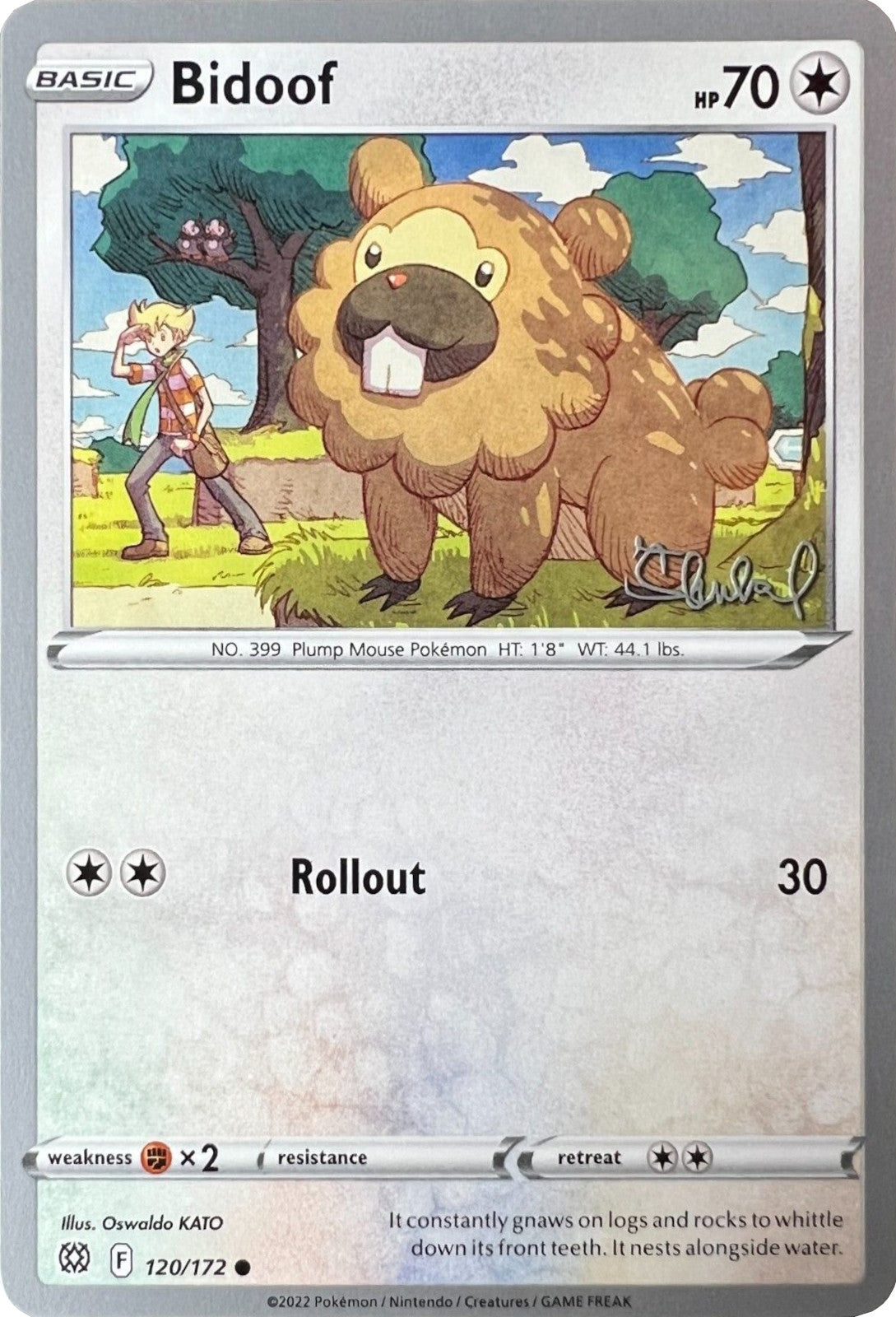 Bidoof (120/172) (ADP - Ondrej Skubal) [World Championships 2022] | Gear Gaming Bentonville