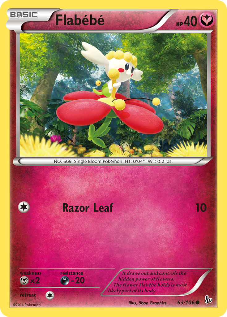 Flabebe (63/106) [XY: Flashfire] | Gear Gaming Bentonville