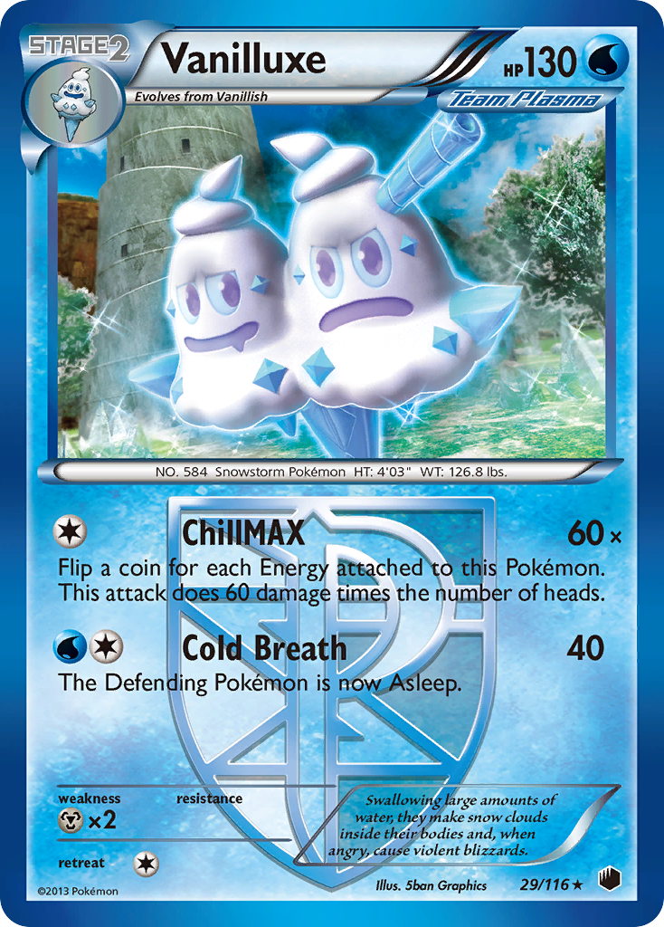 Vanilluxe (29/116) [Black & White: Plasma Freeze] | Gear Gaming Bentonville