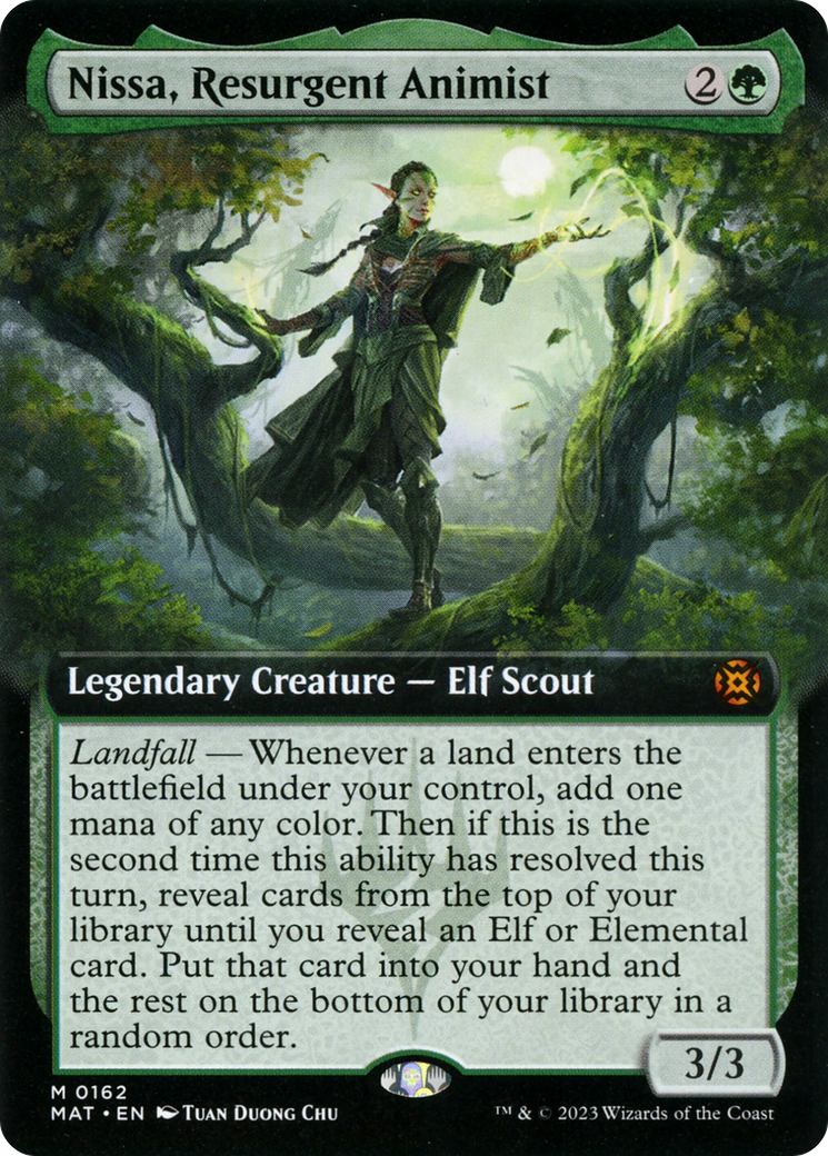 Nissa, Resurgent Animist (Extended Art) [March of the Machine: The Aftermath] | Gear Gaming Bentonville