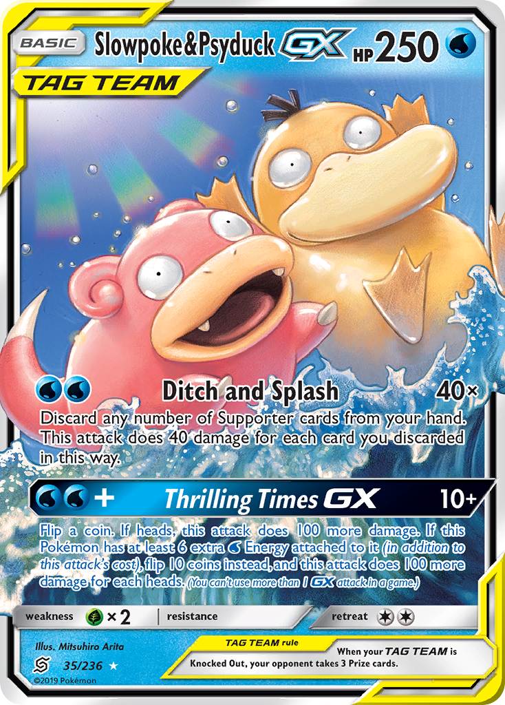 Slowpoke & Psyduck GX (35/236) [Sun & Moon: Unified Minds] | Gear Gaming Bentonville