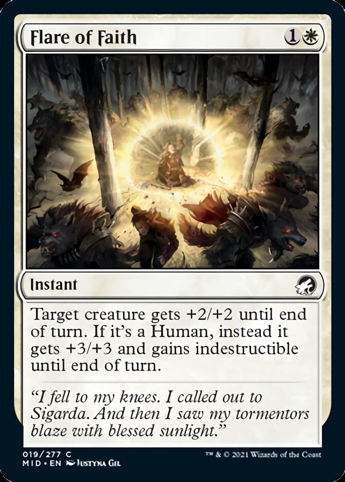 Flare of Faith [Innistrad: Midnight Hunt] | Gear Gaming Bentonville