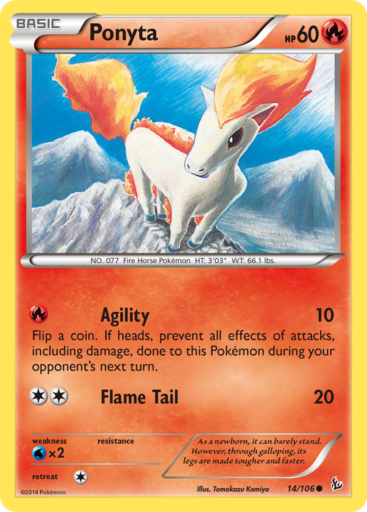 Ponyta (14/106) [XY: Flashfire] | Gear Gaming Bentonville